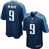 Nike Men & Women & Youth Titans #9 McNair Navy Blue Team Color Game Jersey,baseball caps,new era cap wholesale,wholesale hats